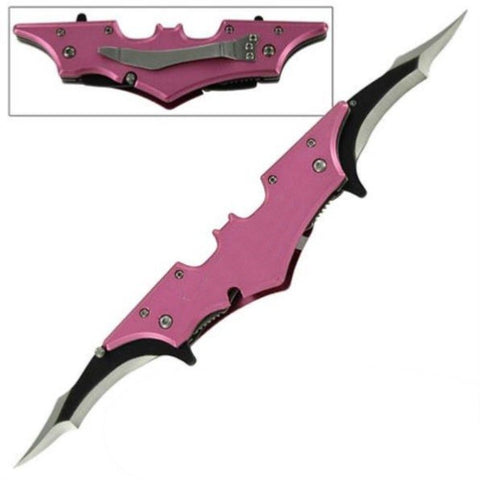 Pink Batman blade folder