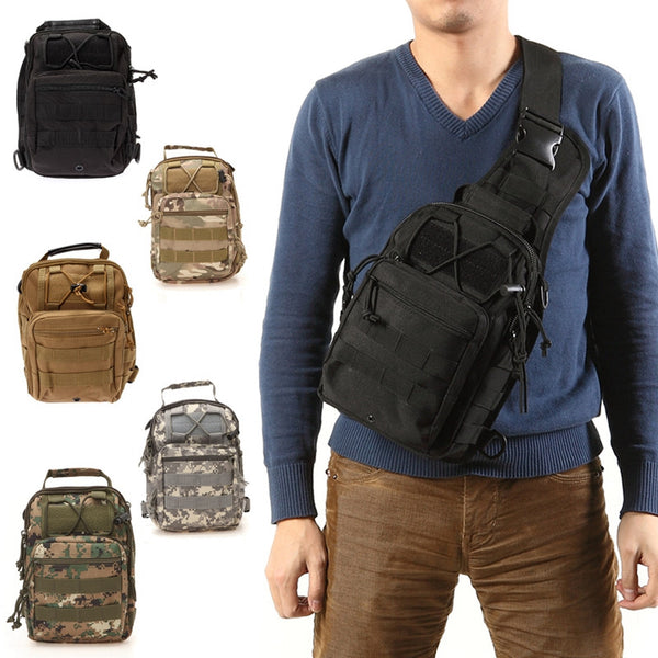 Tactical Shoulder Pack Black