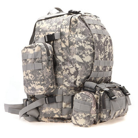 Tactical Hiking Pack Grey Camo