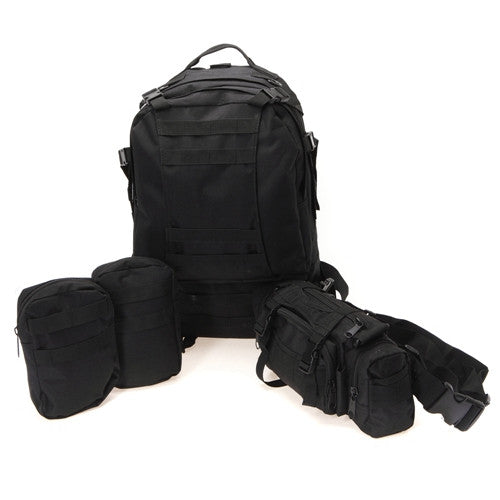 Tactical Hiking Pack Black
