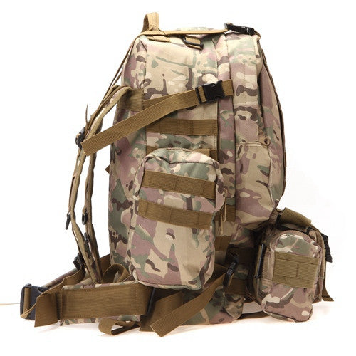 Tactical Hiking Pack Brown Camo