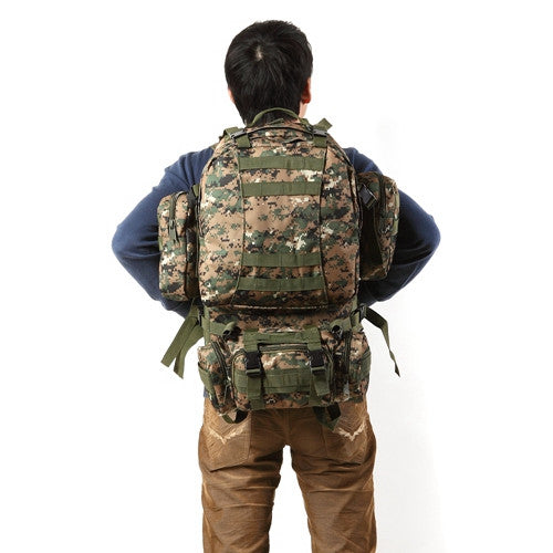 Tactical Hiking Pack Brown Camo